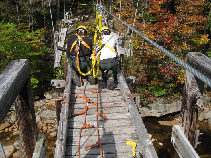 Pemigewasset suspension bridge removal